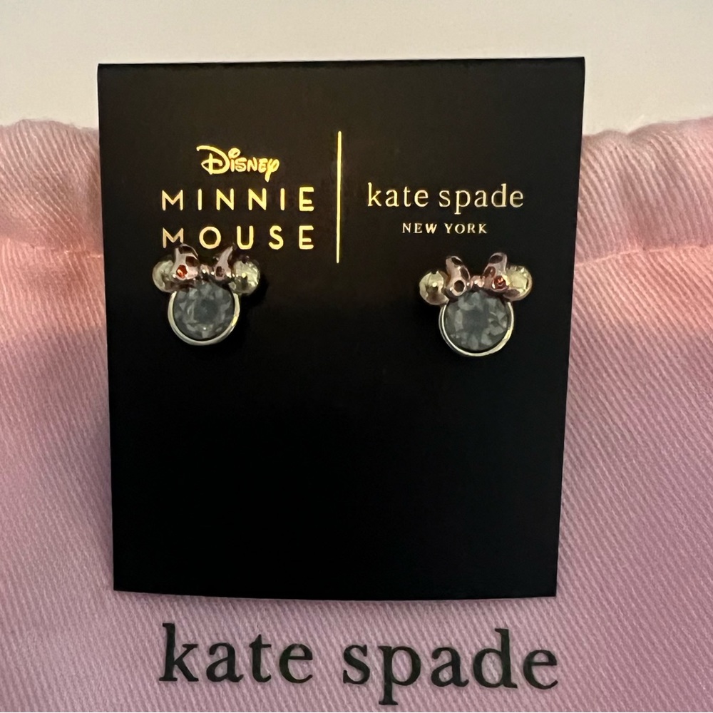 KATE SPADE • New York × Disney Minnie
Mouse Stone Earrings